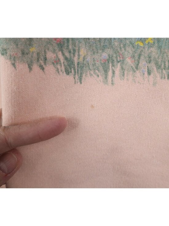 Vintage 90s Streetwear Womens Large Branson All Over Print Flower Sweatshirt USA - Picture 5 of 14